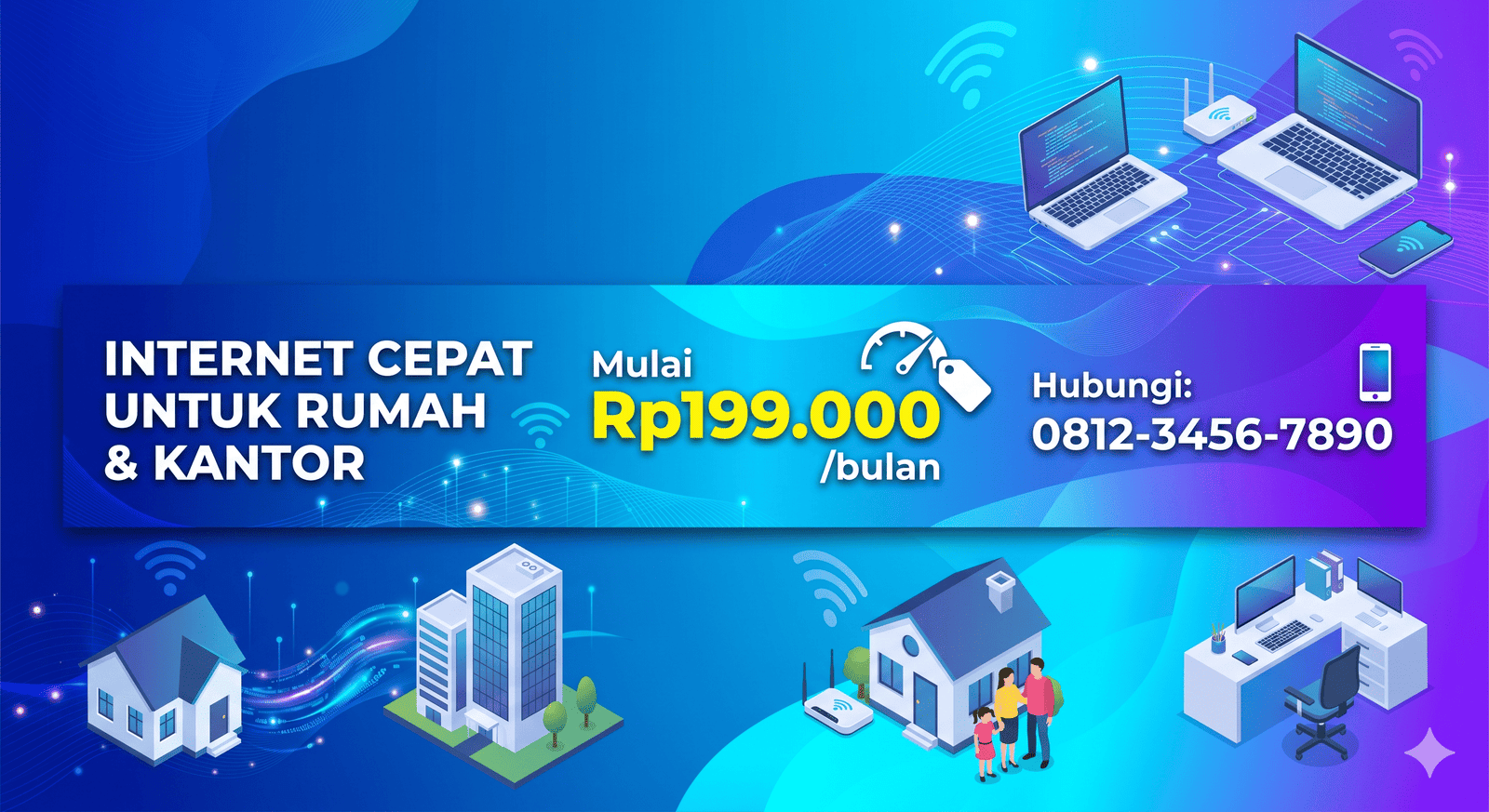 Internet Cepat untuk Rumah dan Kantor